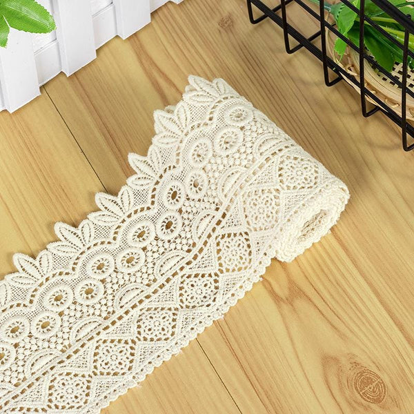 Cotton Lace Trim: Vintage Style Fabric Edging, Sewing Craft Supply