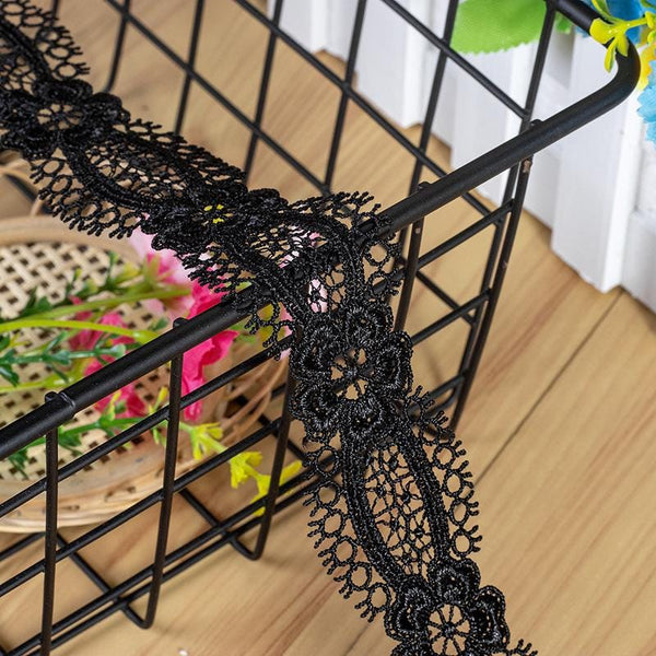 White Scalloped Venice Lace Trim: Victorian Guipure, Crafting & Sewing