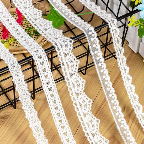 Vintage Floral Embroidery Lace Mesh: Elegant Dressmaking Fabric