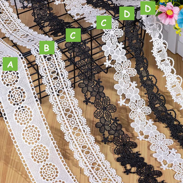 White Venice Lace Trim: Scalloped Guipure, Victorian Style - 2 inches wide priced by the yard